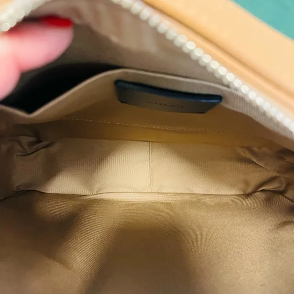 All Saints Tan Crossbody Camera Bag with Zipper Closure - Picture 6 of 6